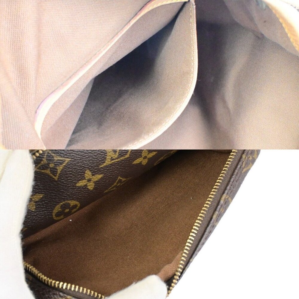 LOUIS VUITTON Montsouris GM Backpack Bag Monogram Leather Brown M51135 15ED904 - Picture 14 of 16